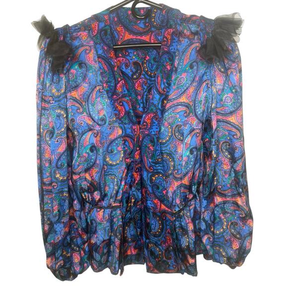 OSCAR DE LA RENTA  MISS O VINTAGE SILK DRESS WOMEN’S SIZE 4 read description - Picture 9 of 13